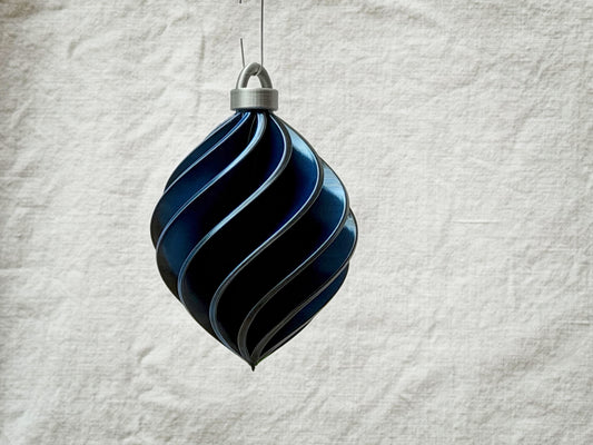 Xmas Ball #03-A - Spiral-Christbaumkugel (Typ A)