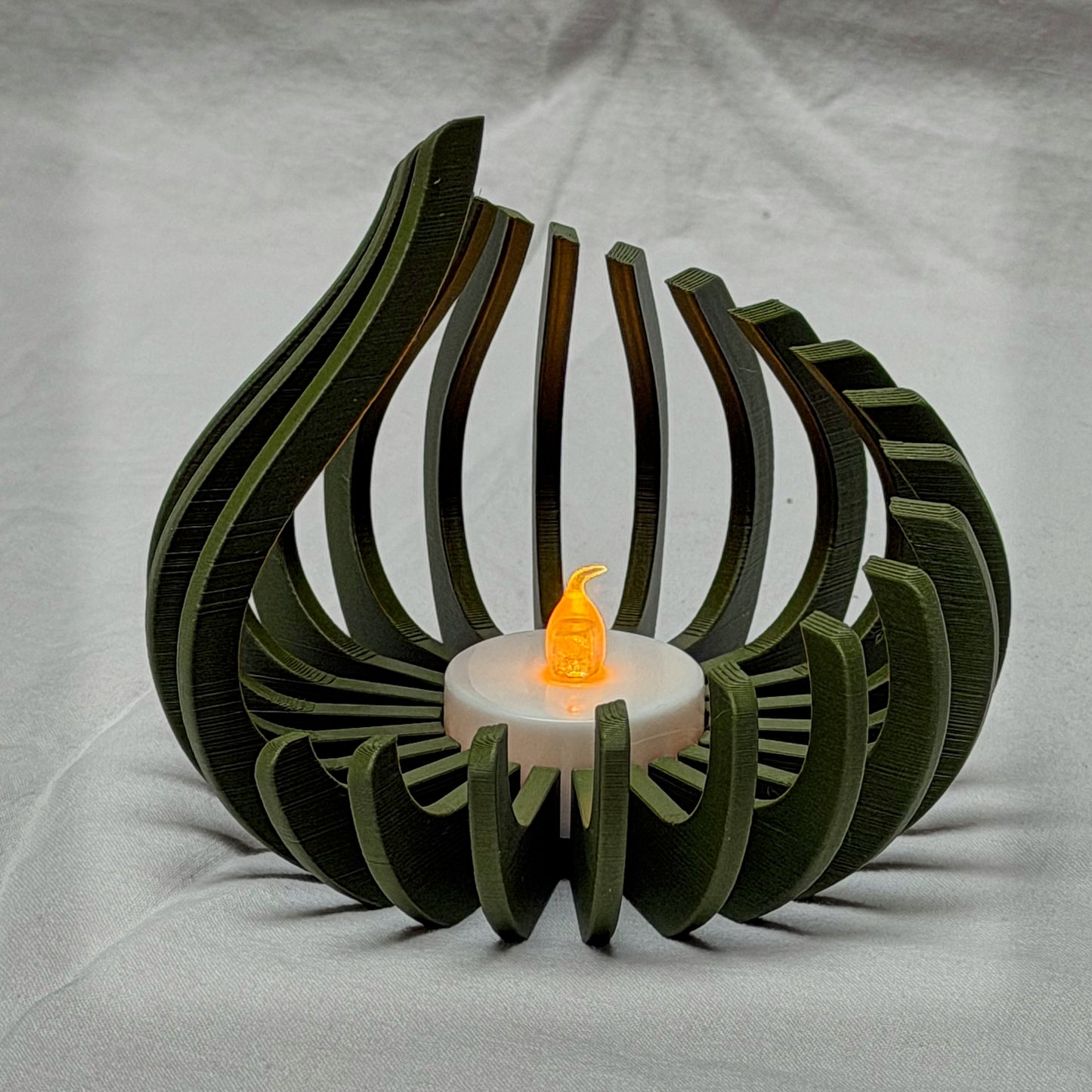 Ribbed Candle Holder #01 - Kerzenhalter (für LED Tee-Licht)