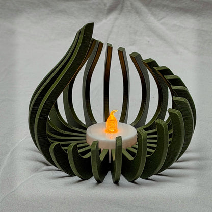 Ribbed Candle Holder #01 - Kerzenhalter (für LED Tee-Licht)