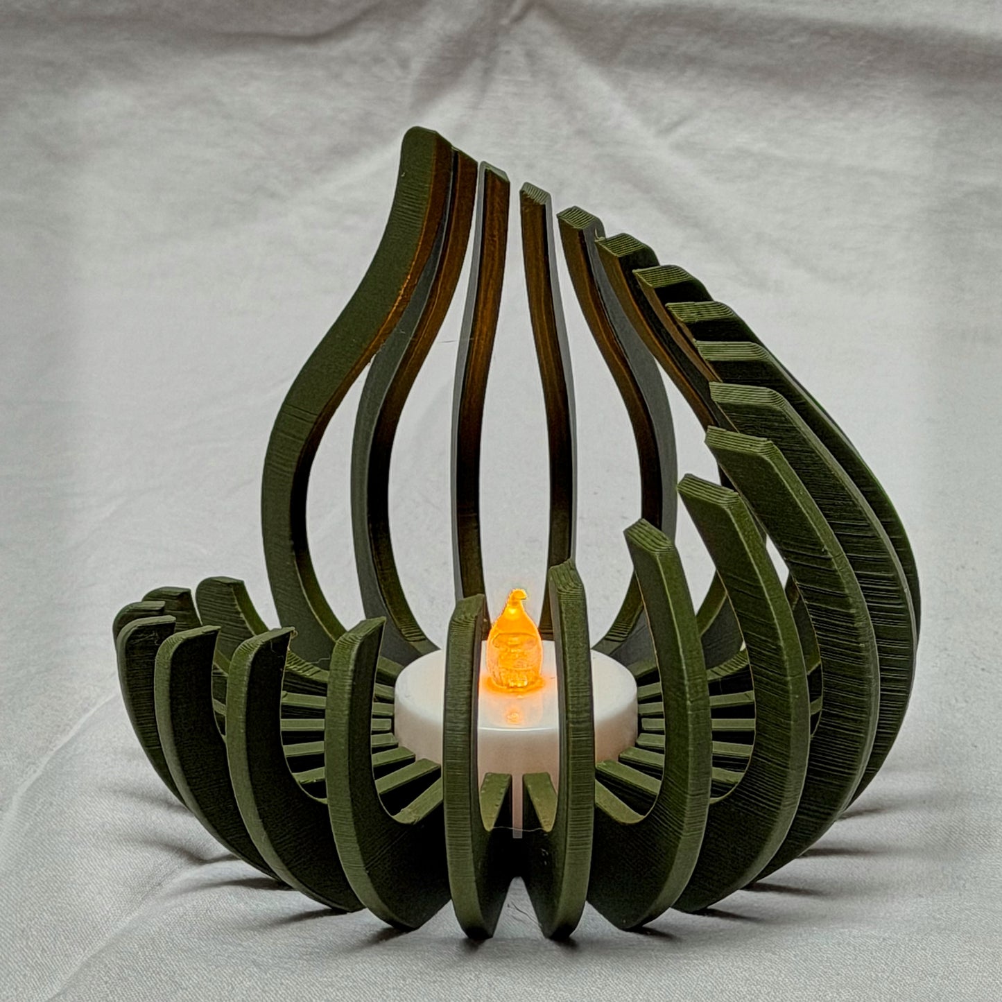 Ribbed Candle Holder #01 - Kerzenhalter (für LED Tee-Licht)