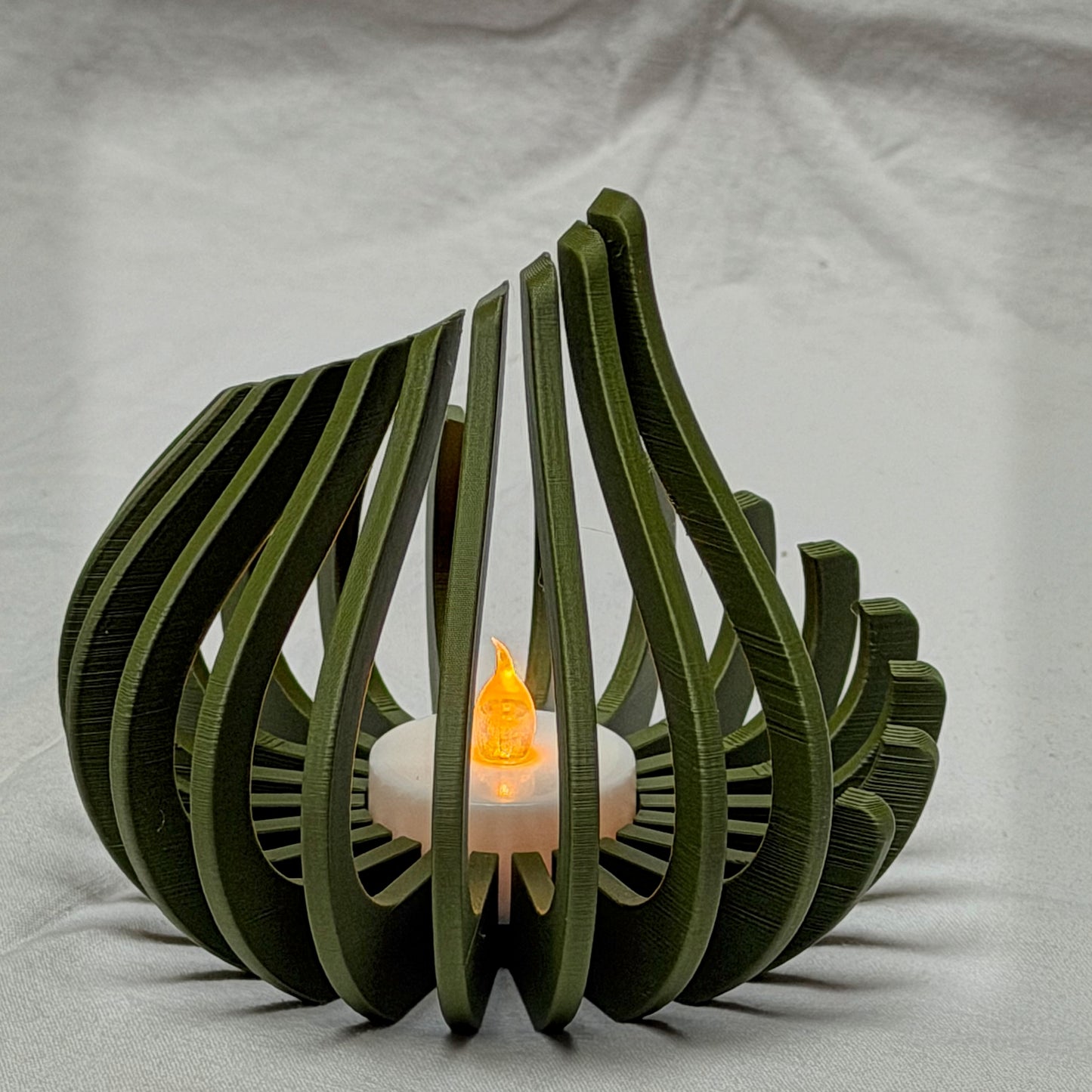 Ribbed Candle Holder #01 - Kerzenhalter (für LED Tee-Licht)