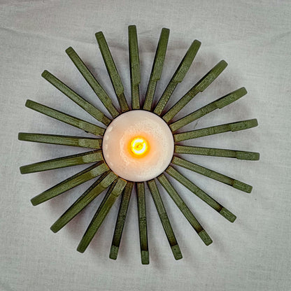 Ribbed Candle Holder #01 - Kerzenhalter (für LED Tee-Licht)