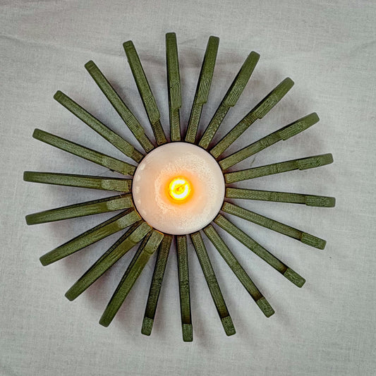Ribbed Candle Holder #01 - Kerzenhalter (für LED Tee-Licht)