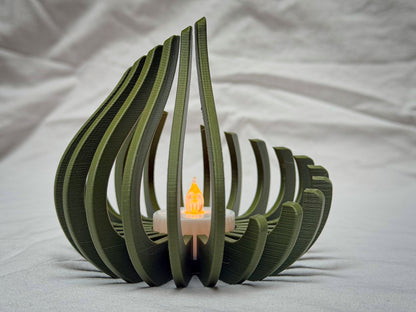Ribbed Candle Holder #01 - Kerzenhalter (für LED Tee-Licht)