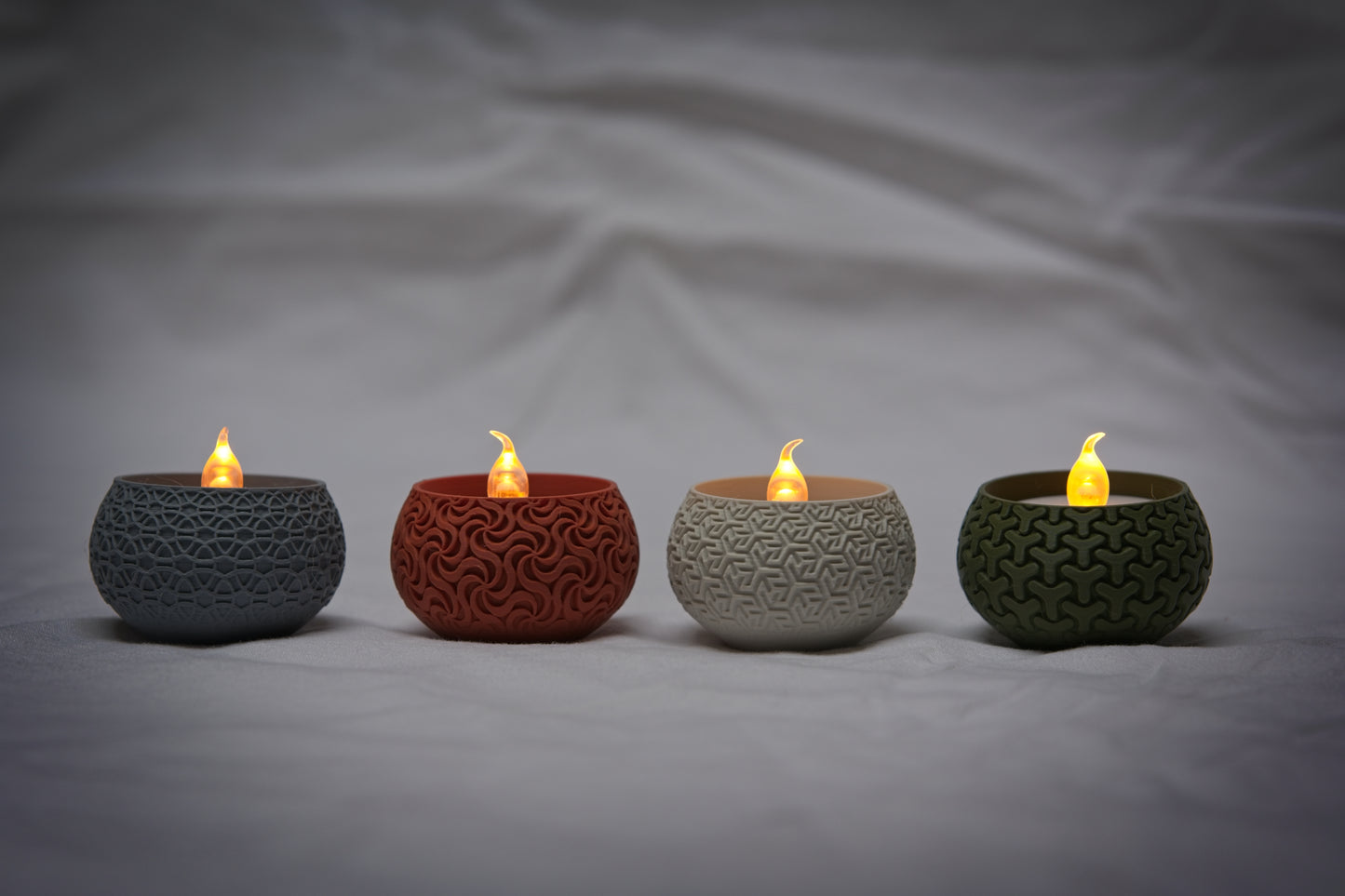 Pattern Candles #01 - Kerzenhalter (Set)