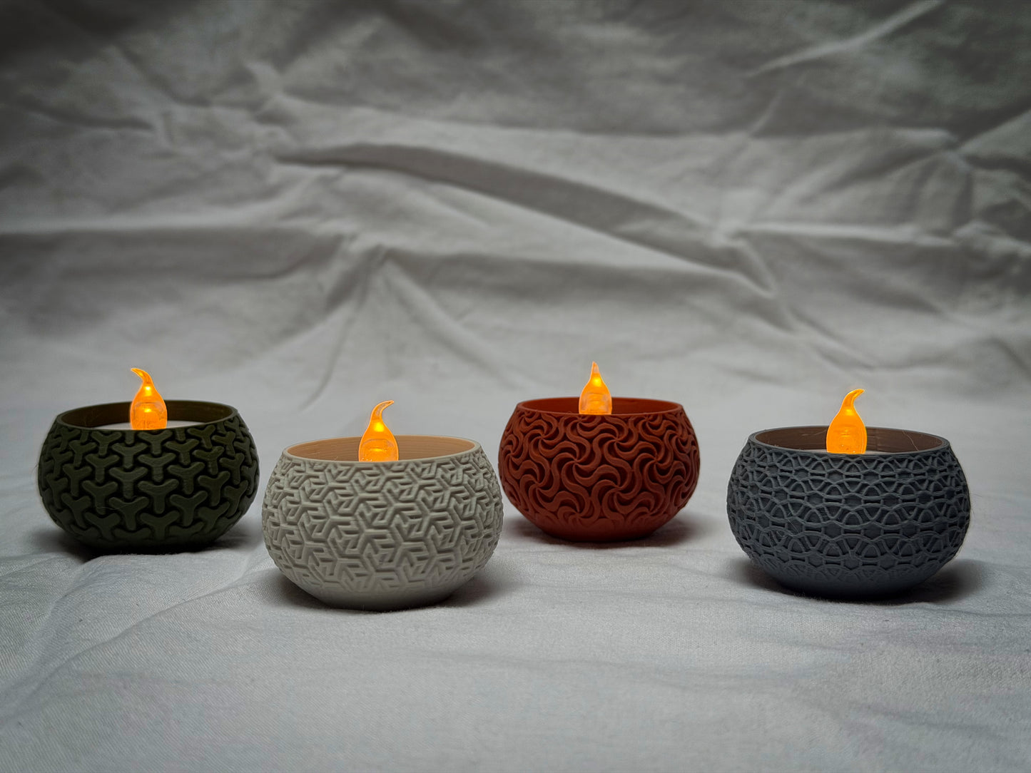 Pattern Candles #01 - Kerzenhalter (Set)